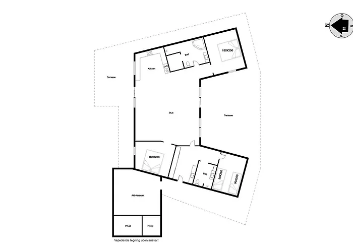 Stylish Activity House From 2018, On A Large Hilly Plot In Sondervig Ferienhaus Ringkøbing
